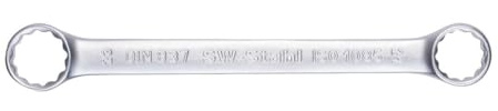 SW-Stahl 01304L Doppelringschlüssel - Ringschlüssel 10 x 11 mm, Gerade | Gerade Ausführung mit 128 mm Länge und 6 mm Höhe, Metrischer Schlüssel für Werkstatt und Montage, Robuster Stahl