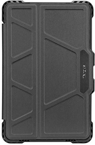 Targus Pro-Tek Samsung Galaxy Tab A 10.5-Inch (2018) Rotating with Slim TriFold Stand Cover, Stylus Holder, Magnetic Closure, Black (THZ755GL)