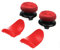 ANDERK Thumb Stick Aufsätze für PS4 Controller (für ego schooter Spiele) | PS4 Controller Sticks | PS4 Controller Schutzkappen, Rot