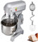 Happybuy 750 W B20B, Elektrische Rührmaschine, 3 Geschwindigkeiten, Universalküchenmaschinen, Teigmaschine, Schutzdesign mit 20 L Edelstahl-Rührschüssel, Schneebesen, Knethaken