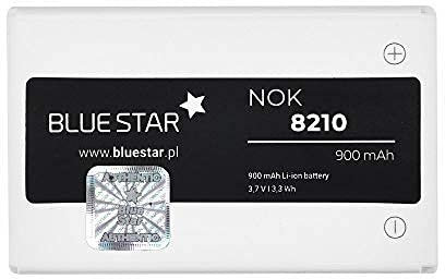 Bluestar Akku Ersatz kompatibel mit Nokia 7650/8210 / 8250 900 mAh Austausch Batterie Accu BLB-2