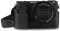 MegaGear Custodia in Vera Pelle compatibilie con Sony Alpha A6100, A6400 - Nero