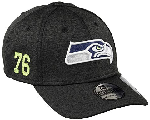 New Era Seattle Seahawks NFL Established Number 39Thirty Stretch Cap - L-XL (7 1/8-7 5/8)