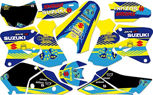 race-styles Aufkleber kompatibel mit Suzuki DRZ 400 (00-07) - Dekor FULLKIT Aufkleber