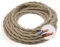 Cavo in tessuto per lampada, cavo di alimentazione 10 m, 2 fili, 0,75 mm², in lino, cavo elettrico rivestito in tessuto