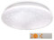 B.K.Licht - LED Deckenlampe mit Sternenhimmel, Fernbedienung, einstellbar von warmweiß bis kaltweiß, Deckenleuchte, LED Lampe, Wohnzimmerlampe, Schlafzimmerlampe, Küchenlampe, 33,8x8 cm, Weiß