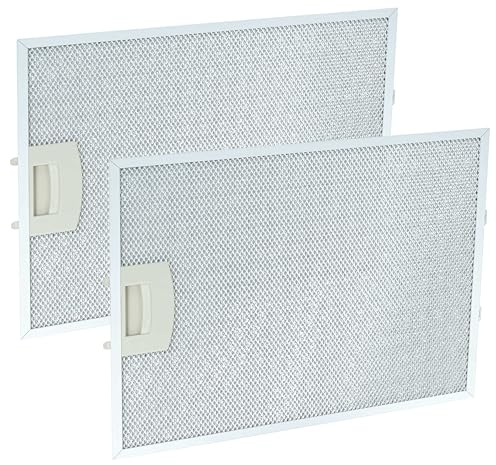 vhbw 2x Filter Metallfettfilter kompatibel mit Constructa CD639050/01 | CD636250/01, CD619150/01, CD619050/01, CD639250/01 Dunstabzugshaube, Metall