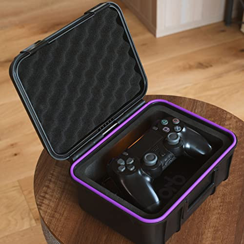 Thumbs Up - Orb Case-X Gaming Controller Carry Case & Charger. with Built-in LED Power Bank (5,200 mAh) – PS5, PS4, Xbox Series X/S & PC Compatible.
