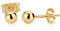 NKlaus Paar 3,0mm Kugel Ohrstecker 9 Karat 375 Gelb Gold Damen Stecker Ohrringen 9678