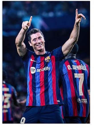 Displate FC Barcelona Metal Poster Barcelona Poster Fc Barcelona Deko Barcelona Plakette FC Barcelona Fanartikel FC Barcelona - Iconic Match Photos - Camp Nou 2 Poster 67,5x48cm