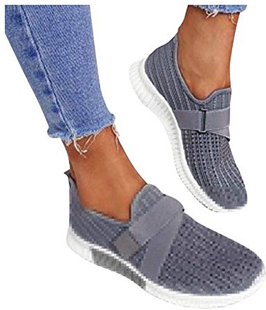 Fulidngzg Damen Sneaker 43 Fitnessschuhe Joggingschuhe Laufschuhe Walkingschuhe Sportschuhe Tennis Fitness Running Schuhe Rutschfeste Straßenlaufschuhe Turnschuhe