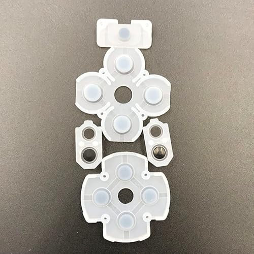 YANHAO [Videospielteile] 15 Set JDS 001 011 030 JDM 050 055 Leitfähige Silikonkautschuk-Pads for Dualshock 4 L2 R2-Tasten for PlayStation 4 PS4-Controller [Ersetzen] (Color : JDM-050 055)