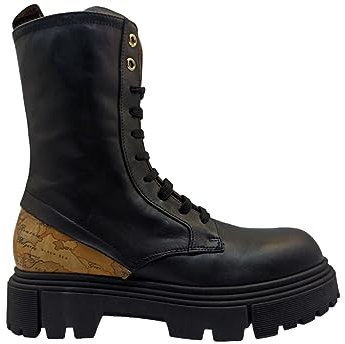 Anfibi Bikers Boots da Donna Alviero Martini J N1753 Stivali Geo Pelle Polpaccio