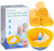 RINOZO Toiletteneinlagen mit super saugfähigen Pads, 60 Stück, für den Nachttisch, universelle Passform, für alle gängigen tragbaren Toilettenstuhl-Eimer, Einweg-Müllbeutel, 60Pcs Bags+60Pcs Pads