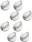 Pack of 8 gas stove knobs, metal, rotary knob, gas stove knobs, for kitchen stove, gas stove, hob