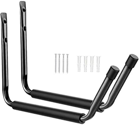 rockible 2 Pieces Kayak Storage Rack Garage Hook for Ladders Hose and Tools Bikes