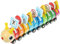 Gogogmee 1 Set Pädagogisches Blockspielzeug Kinderspielzeug Kinderspielzeug Kinderzug Spielzeug Kinderspielzeug Zahlenlernspielzeug Kindernummernzeichen Spielzeug Kindernummer