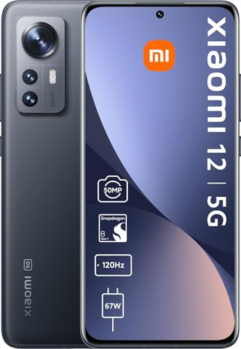XIAOMI Smartphone REDMI Note 12 8GB/256GB Double Gris Noir, NOTE12 8-256 GY (Reconditionné)