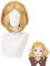 XYLTRADE Wig Anime Cosplay Spiel The Legend of Zelda: Breath of The Wild Prinzessin Zelda Perücken Kurze hitzebeständige Kunsthaar-Cosplay-Perücken + Kappe[Farbe:One Color]