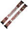 Frankfurt Polyesterschal in Strickoptik - You'll never walk alone, schwarz-weiss, Fussball, 1899, Fanschal, NEU