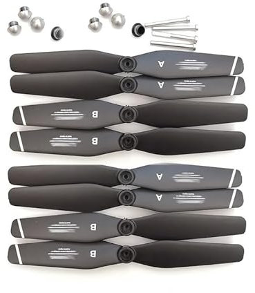 FWRCCMJ Drone Propeller Kompatibel Mit S166GPS S167 S167GPS RC Quacopter Propeller RC Drone Klingen Fix Aluminium Welle Ersatzteile