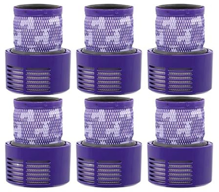 MXHRJDU Compatible con Dyson Accesorios V10, Compatible con Dyson filtros SV12 Cyclone, aspiradora inalámbrica, Repuesto Lavable, repuestos Post-Filtro(L)