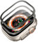 ESR Armorite Protector Pantalla para Apple Watch Ultra 2/1 (2024/2023/2022, 49mm), Cristal Templado, Marco de Aluminio, Cobertura Total, Resistente Arañazos, Mantente Original, Negro, 2 Pack