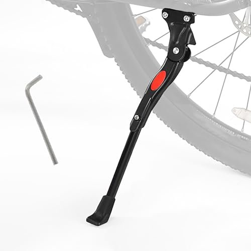 DCYBDL Fahrradständer für Cube Stereo Hybrid 140 Pro Stereo Hybrid 160, Höhenverstellbarer Fahrradständer Robuster Fahrradständer aus Aluminiumlegierung rutschfest Hinterbauständer,D