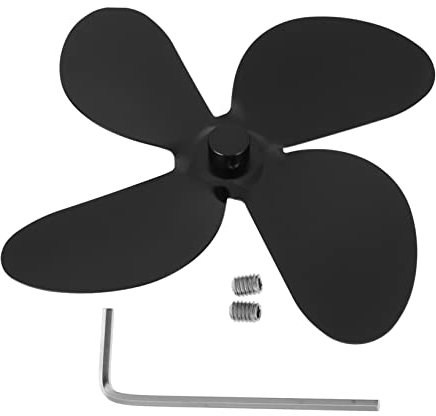 VALICLUD Aluminiumlegierung Lüfterflügel Ersatz Langlebig Für Kaminventilator Zubehör Kaminöfen Kaminlüfter Brennkammer Ofenrohr