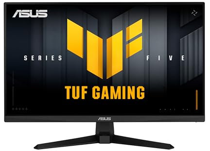 ASUS TUF Gaming VG249QM5A - 24 Zoll Full HD Monitor - 240 Hz, 0.3ms GtG, Adaptive Sync, FreeSync Premium - Fast-IPS Panel, 16:9, 1920x1080, DisplayPort, HDMI, Speaker