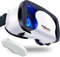 Auriculares VR con auriculares de realidad virtual 3D, calidad de imagen 2K HD y luz antibluea-auriculares de realidad virtual para juegos y películas, auriculares VR compatibles con Android e iOS