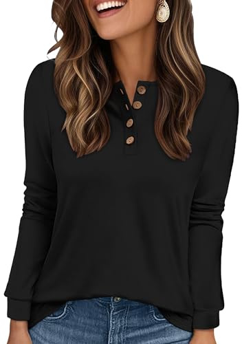 XIEERDUO Fleece Womens Blouses Thermal Fall Outfit Business Casual Tops Long Sleeve Sweatshirt Teacher Shirts