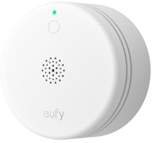 eufy Rauchmelder E10, erfordert eine EU-Version von HomeBase 2, 3 | präzise Feueralarme, ultrakompaktes 70mm Design, verlängerte 5 Jahres-Batterie, große Funkreichweite, Mini oder Pro