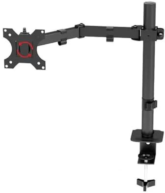 Dual Monitor Rack Monitor Holder Mount Extension Arm Clamp On Table Screen Stand Adjustable Angle Lcd Led Display Bracket Monitors Arm(Small)