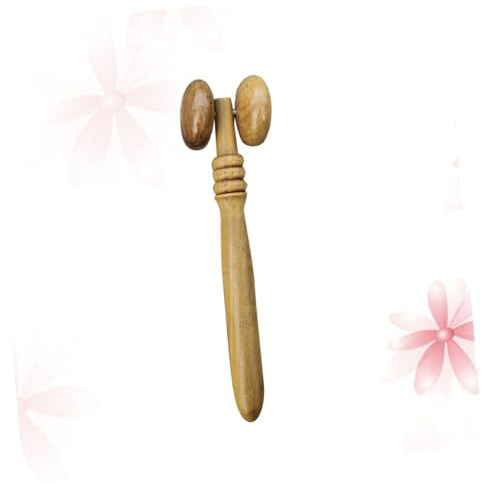 Holz Gesichtsroller Nase Augen 1 Beige Stück | Gesichtsstraffungswerkzeug, Ergonomische Form, für Zuhause und Büro, Schwellungen