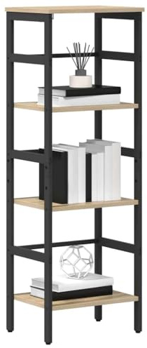 vidaXL Bücherregal 3 Ebenen 40 x 29,5 x 115 cm Holzwerkstoff