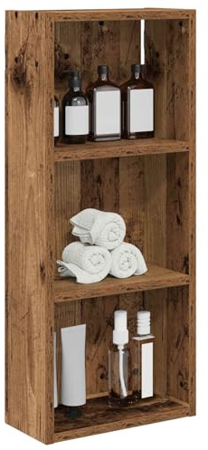 vidaXL Badezimmer-Wandschrank Altholz 30 x 14 x 70 cm Holzwerkstoff