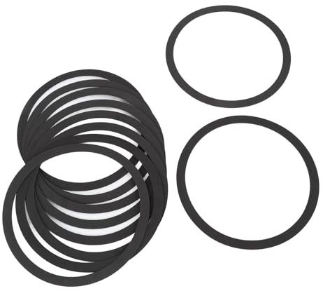 MENDUNER EVA Speaker Sealing Rings 210mm OD 184mm ID 10mm Width 2mm Thickness | Foam Gasket for Woofer Subwoofer Cabinets Car Home