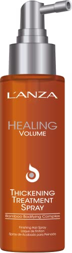 L'ANZA Heilungsvolumen Verdickungsspray (100 ml), Verleiht Feinem und Glattem Haar Glanz, Volumen und Dichte, Reich an Bambus-Bodifying-Komplex und Keratin, Volumen Spray