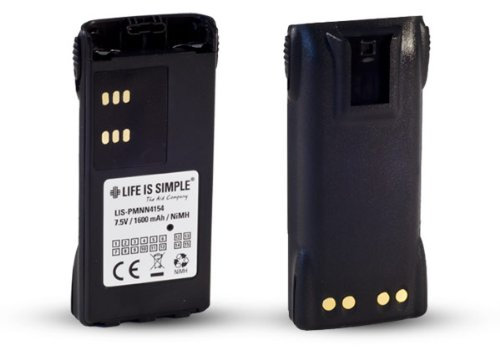 LIFE IS SIMPLE Akku 1600 mAh NiMH für Motorola GP-Serie