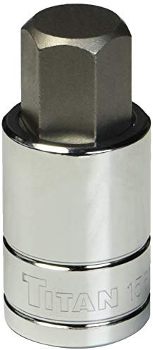 Titan 15617 1/2-Inch Drive x 17mm Hex Bit Socket