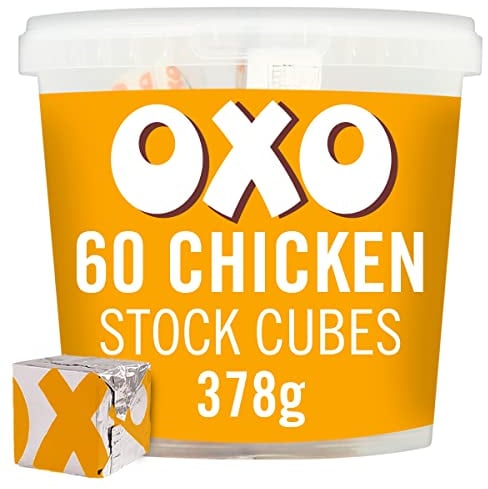 OXO 60 Tasty Chicken Stock Cubes, 378 g (Pack of 1)