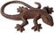 Esschert Design 5 Stück Gartenfigur, Skulptur Motiv Eidechse aus Gusseisen, ca. 15 cm x 10 cm x 2,8 cm