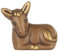 THUN® - Asinello Marrone - Statuine Presepe Classico - Ceramica - I Classici