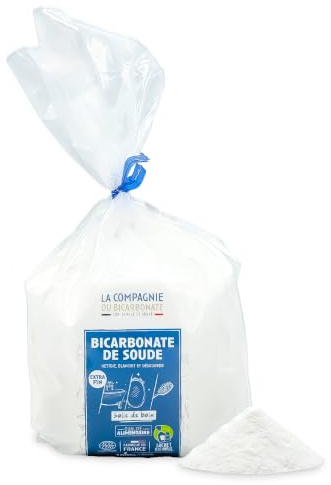 Compagnie Du Bicarbonate - Bicarbonate alimentaire - Extra fin - 1 kg | Nettoyage Écoresponsable Multi-Usage - Entretien Maison et Cuisine - Poudre à Lever - Soin du Corps - Zéro Déchet