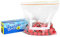 WRAPOK Ziplock Freezer Bags Large Reusable Food Plastic Seal Bag Soup Storage Zip Lock Bag, 10.5 x 11 Inch - 50 Count