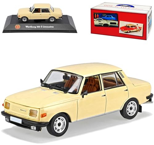 Atlas Wartburg 353 S De Luxe Limousine Beige 1966-1989 1/43 Modell Auto