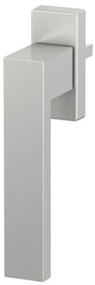 Design Aluminium Fenstergriff Dublin - sandgestrahlt, Farbe:Silber F1, Stiftlänge:45mm