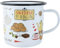 Mug Enamel Swedish Fika