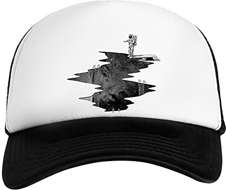 Raum Tauchen Weiß Schwarz Unisex Kinder Baseball Cap Kids White Black